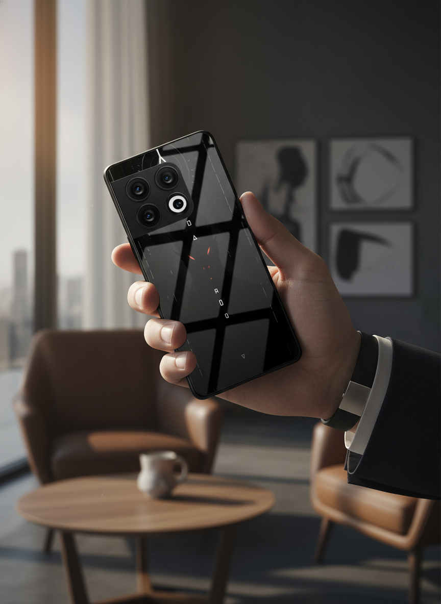 Oblivion Premium Glass Back Cover For One Plus 13, 12, 11, 10, Nord Series