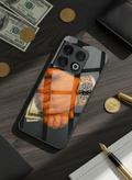 Money Matters Premium Glass Back Cover For One Plus 13, 12, 11, 10, Nord Series
