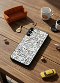 NYC Vibes Premium Glass Back Cover For Galaxy S, A, M & F Series