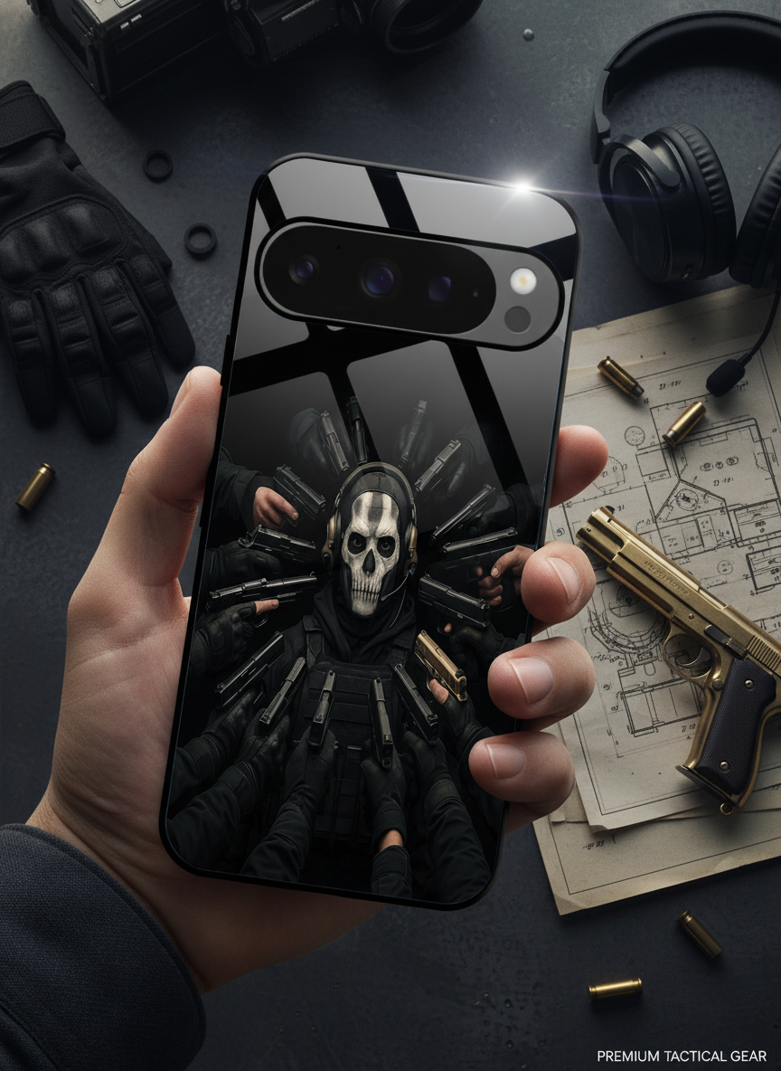 Bullet Crown Premium Glass Back Cover For Google Pixel 7,8,9,10 Series