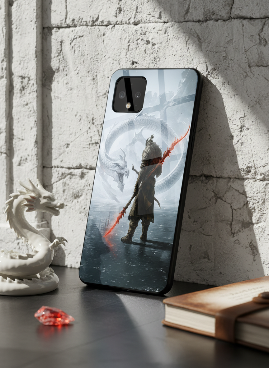 Let's Fight Premium Glass Back Cover For Google Pixel 7,8,9,10 Series