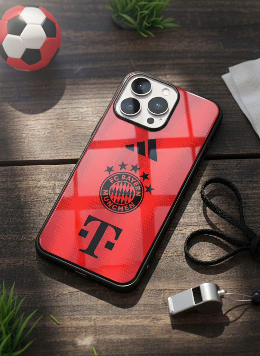 Red Armor Premium Glass Back Cover For iPhone 11-17 Models