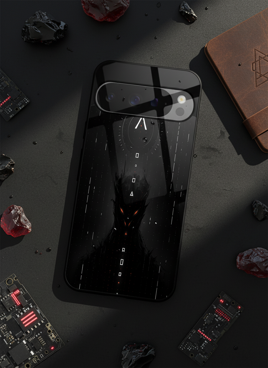 Oblivion Eyes Premium Glass Back Cover For Google Pixel 7,8,9,10 Series