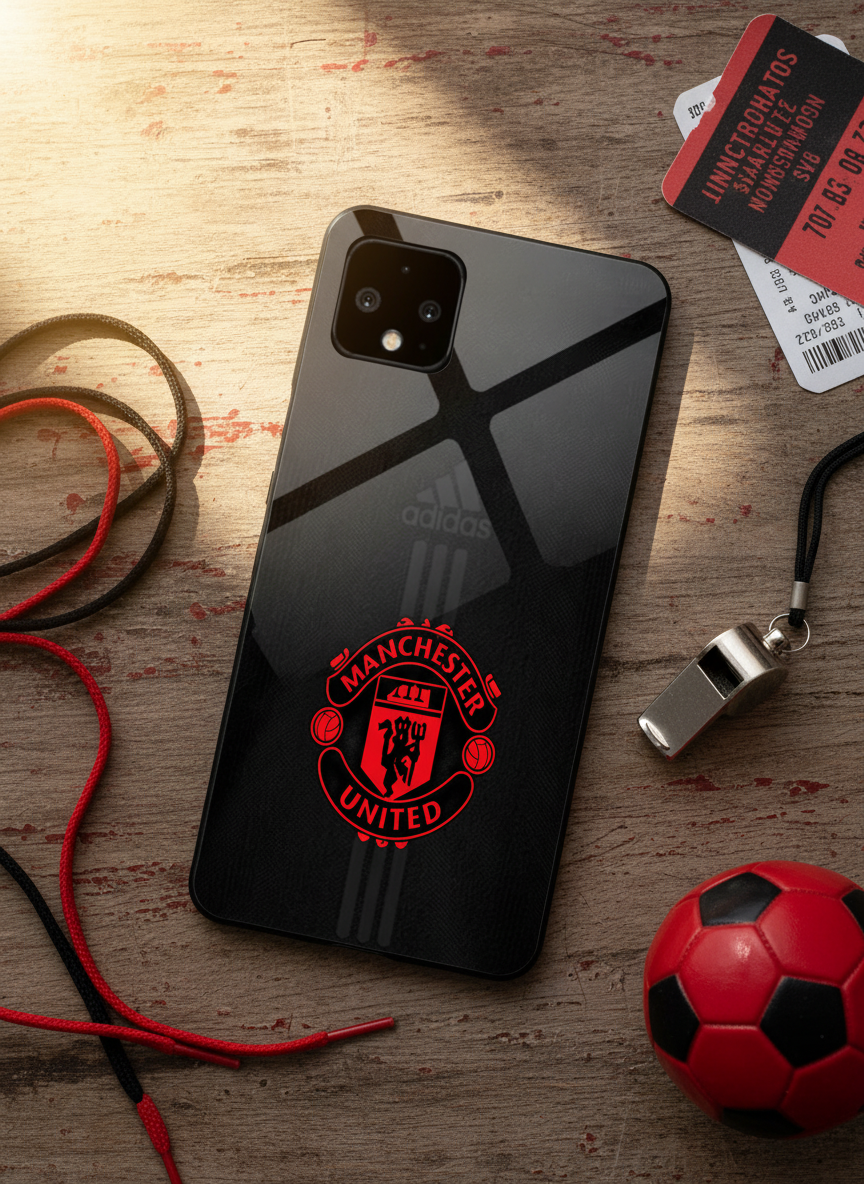 Dark Mode FC Premium Glass Back Cover For Google Pixel 7,8,9,10 Series