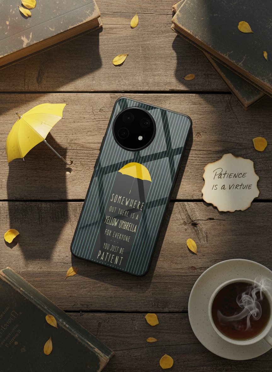 HIMYM Umbrella Of Hope Premium Glass Back Cover For One Plus 13, 12, 11, 10, Nord Series