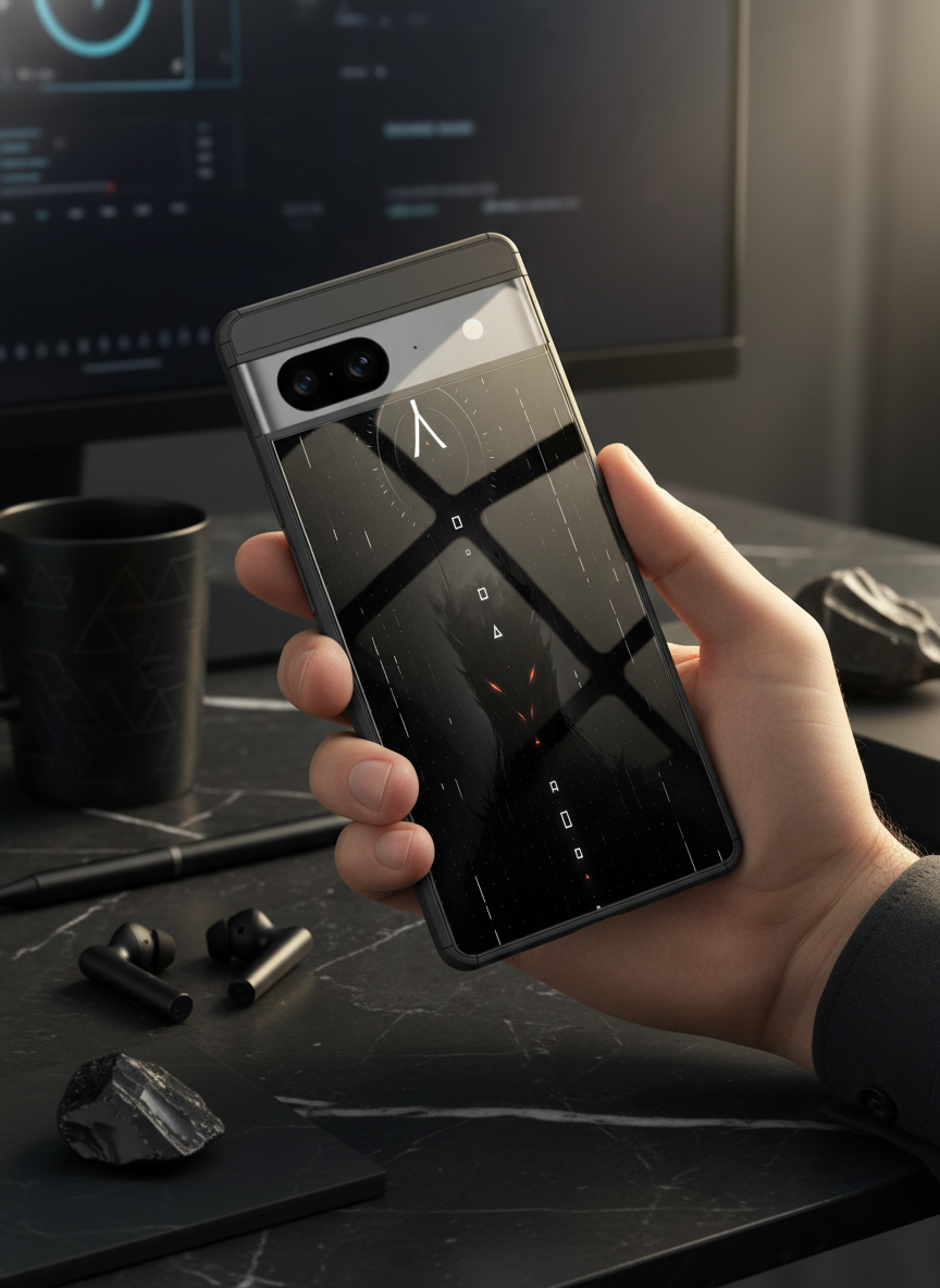 Oblivion Eyes Premium Glass Back Cover For Google Pixel 7,8,9,10 Series