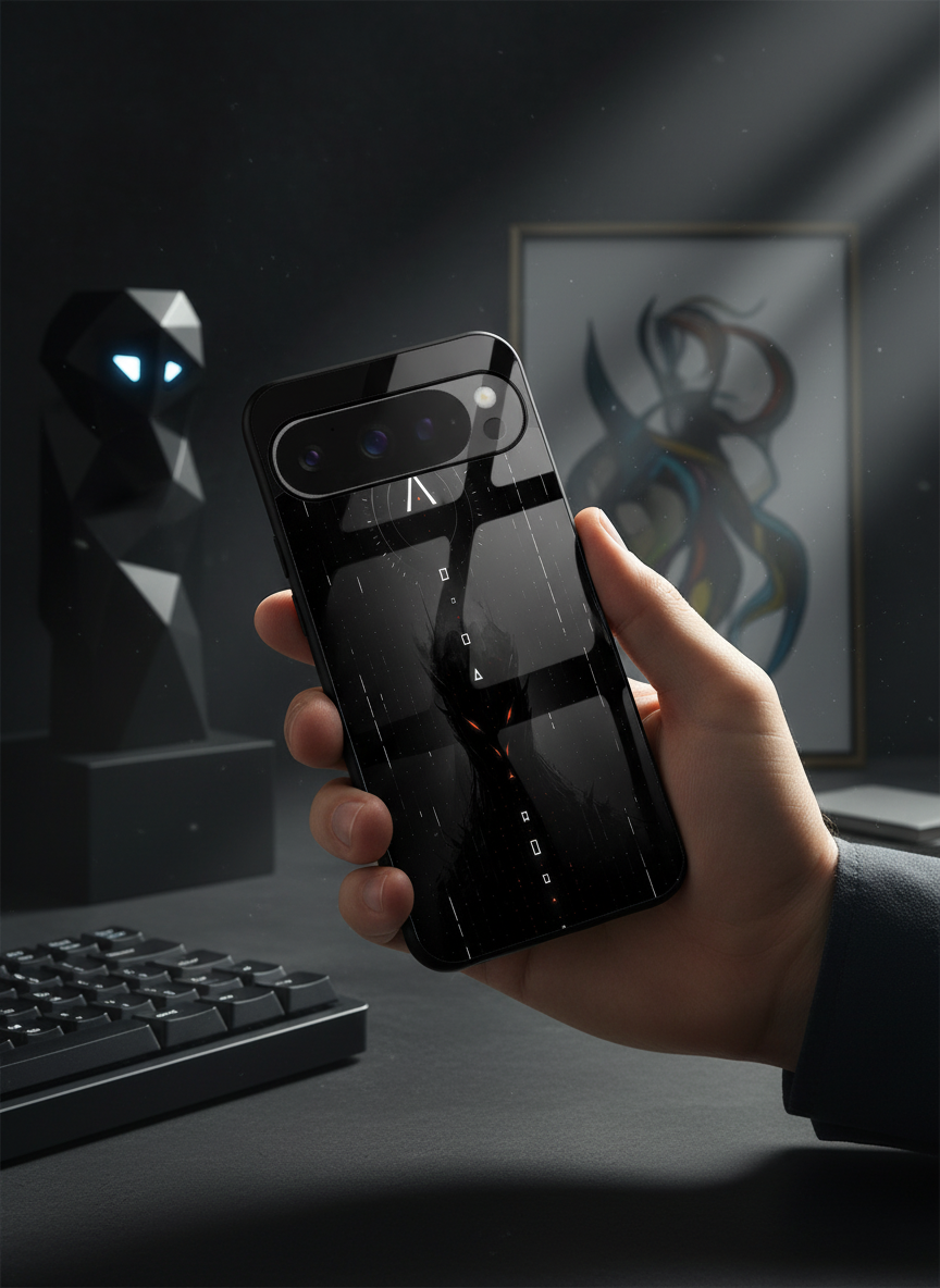 Oblivion Eyes Premium Glass Back Cover For Google Pixel 7,8,9,10 Series