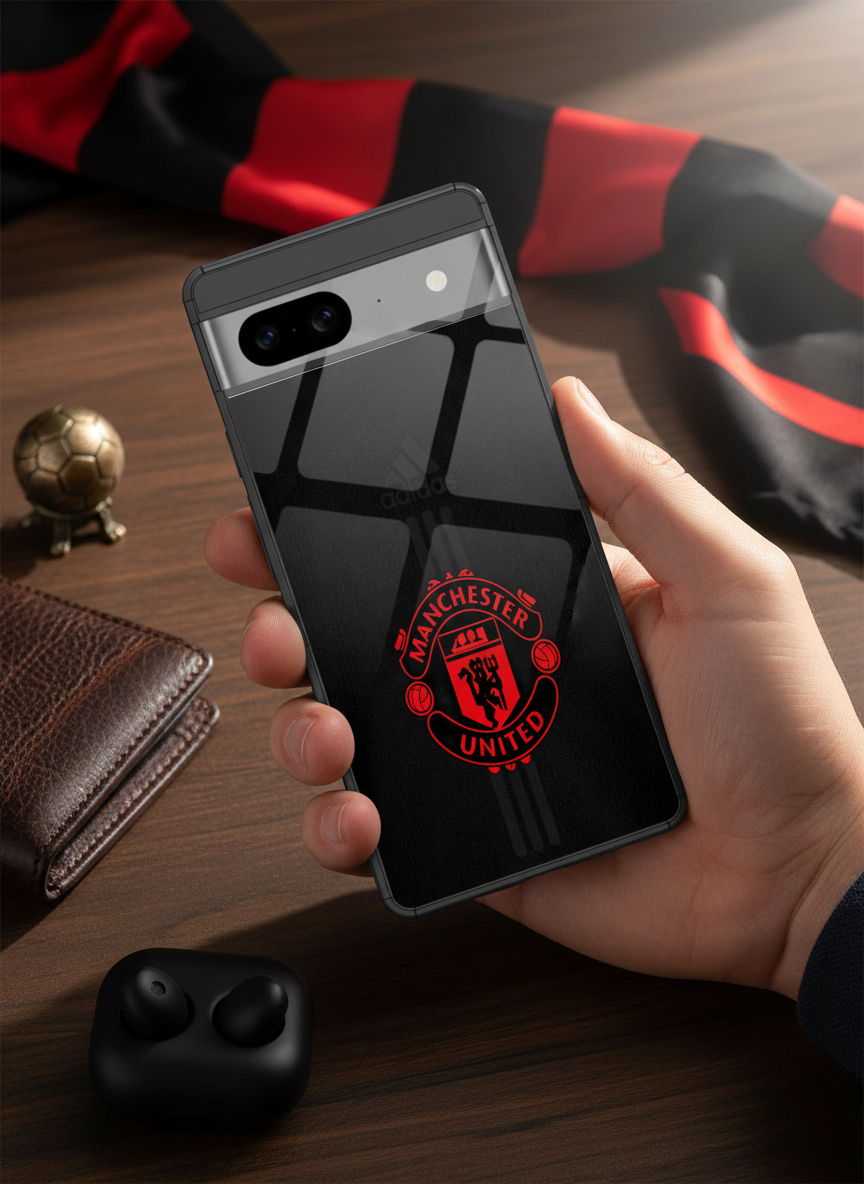 Dark Mode FC Premium Glass Back Cover For Google Pixel 7,8,9,10 Series