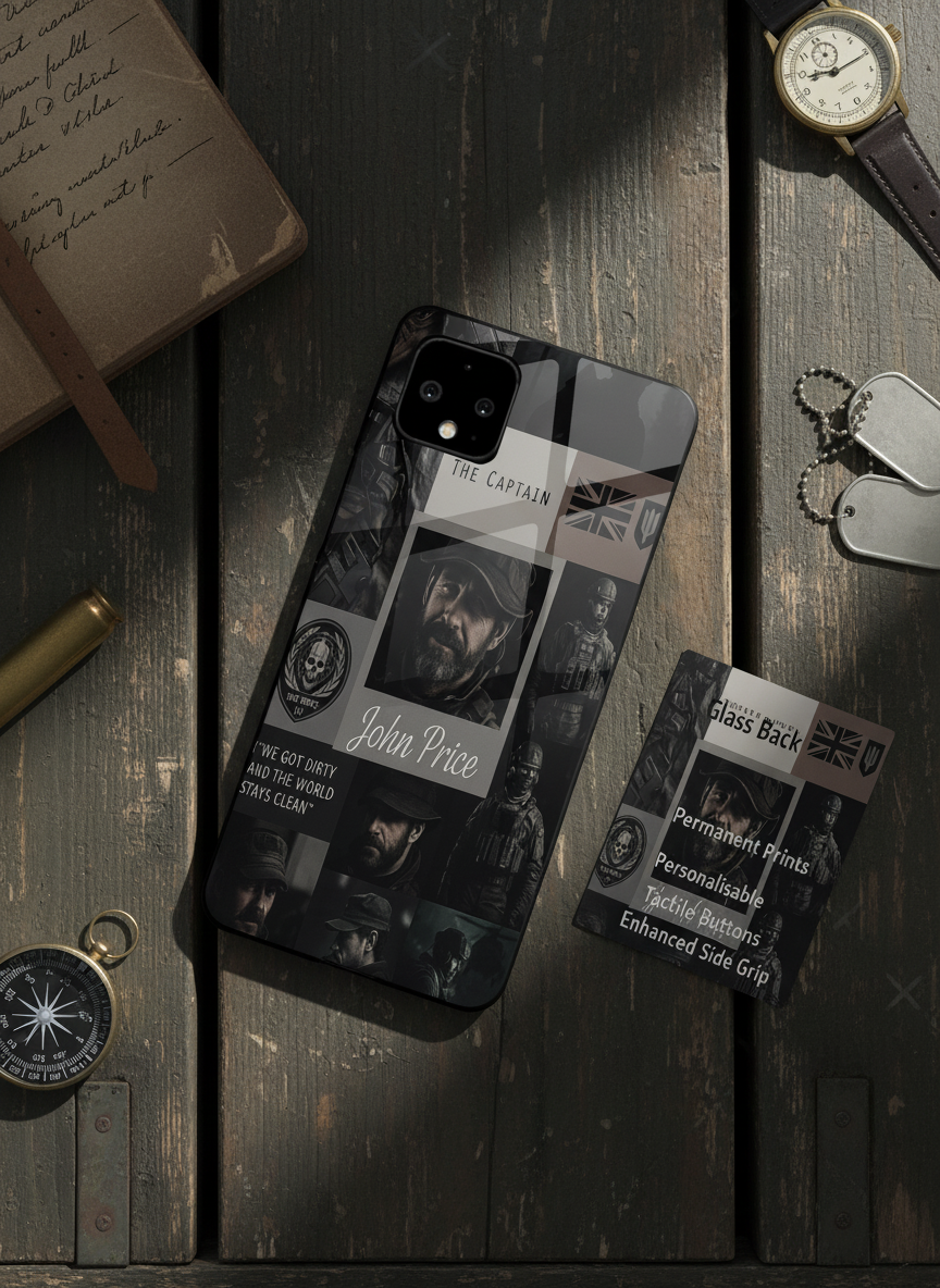 Captain's Creed Premium Glass Back Cover For Google Pixel 7,8,9,10 Series