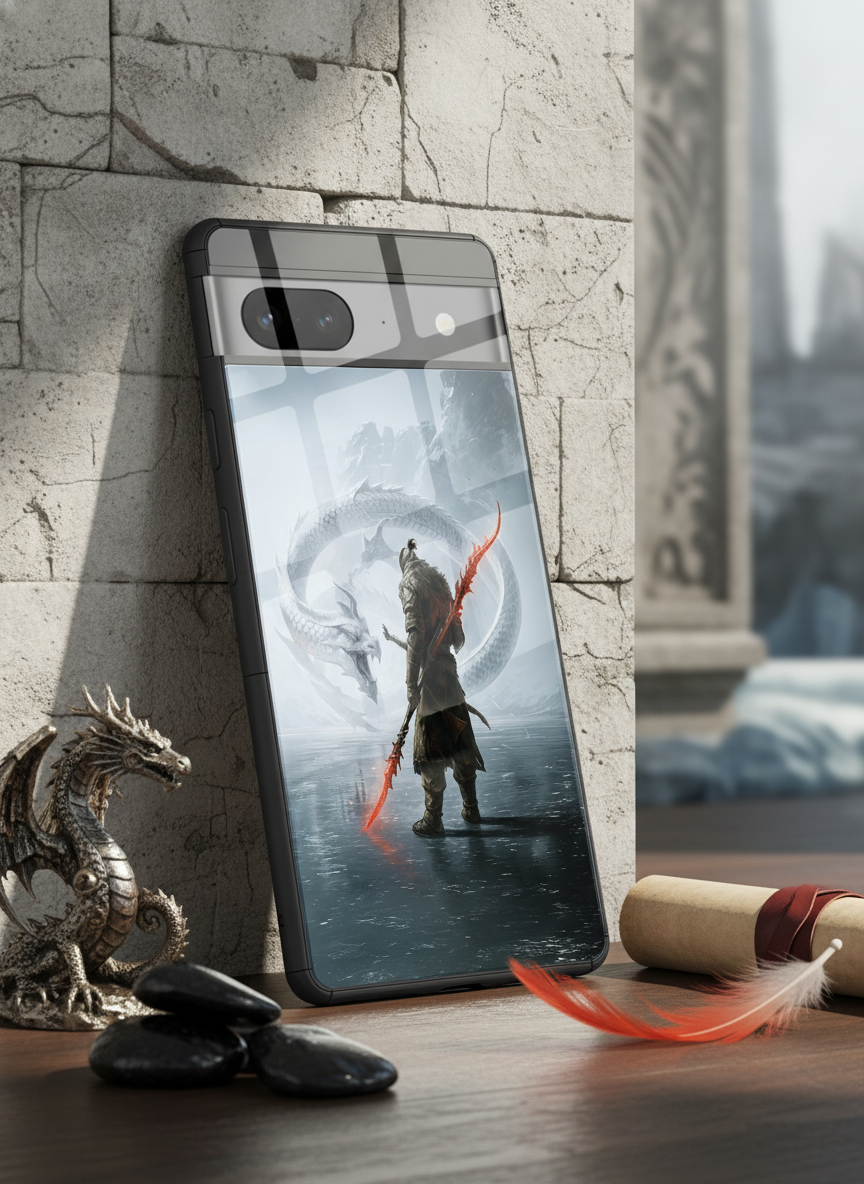 Let's Fight Premium Glass Back Cover For Google Pixel 7,8,9,10 Series