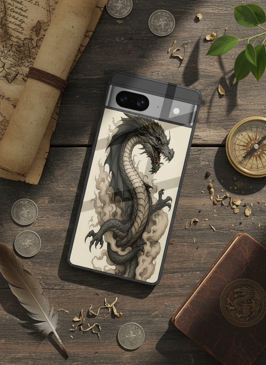 Dragon Premium Glass Back Cover For Google Pixel 7,8,9,10 Series