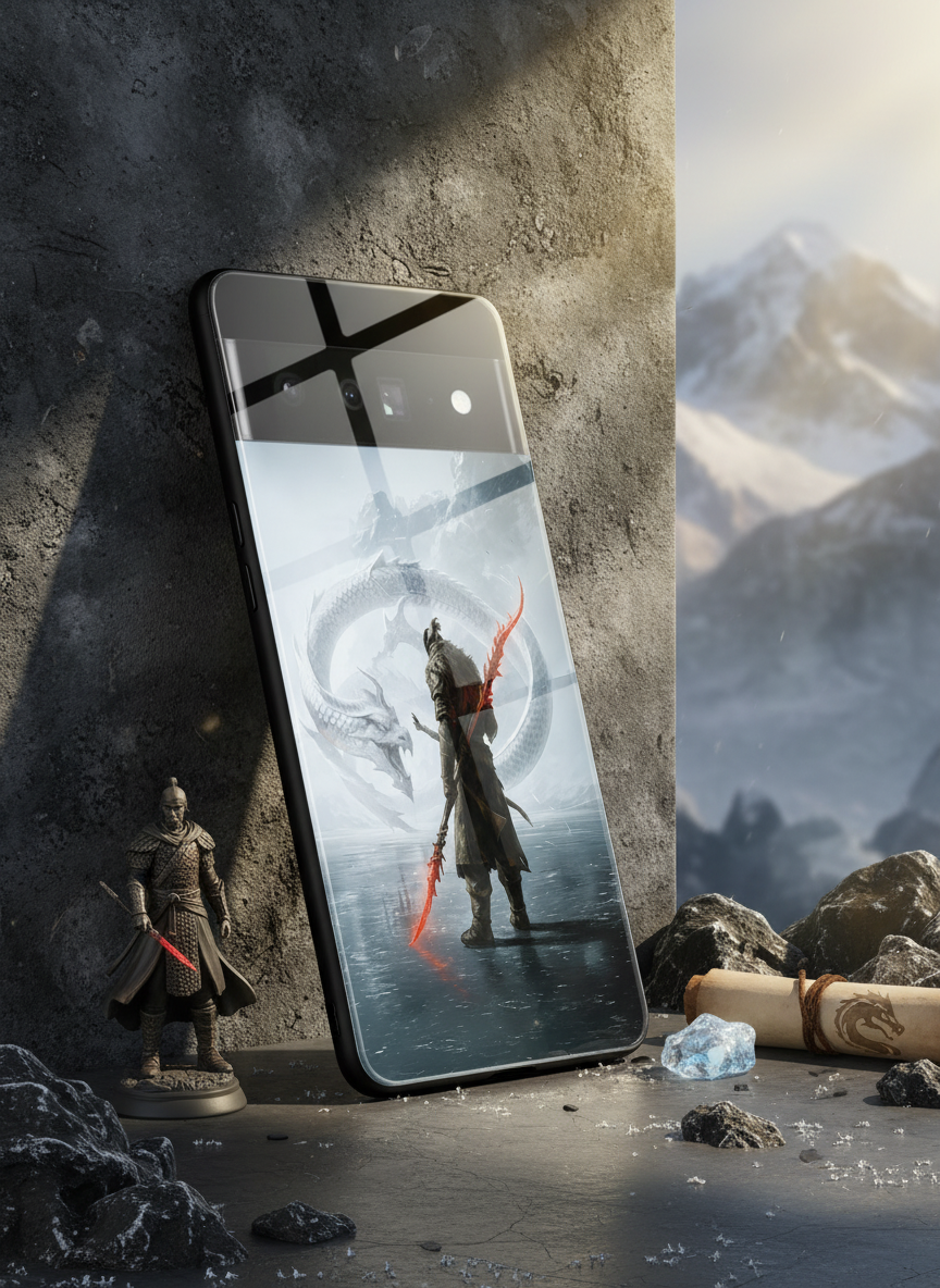 Let's Fight Premium Glass Back Cover For Google Pixel 7,8,9,10 Series