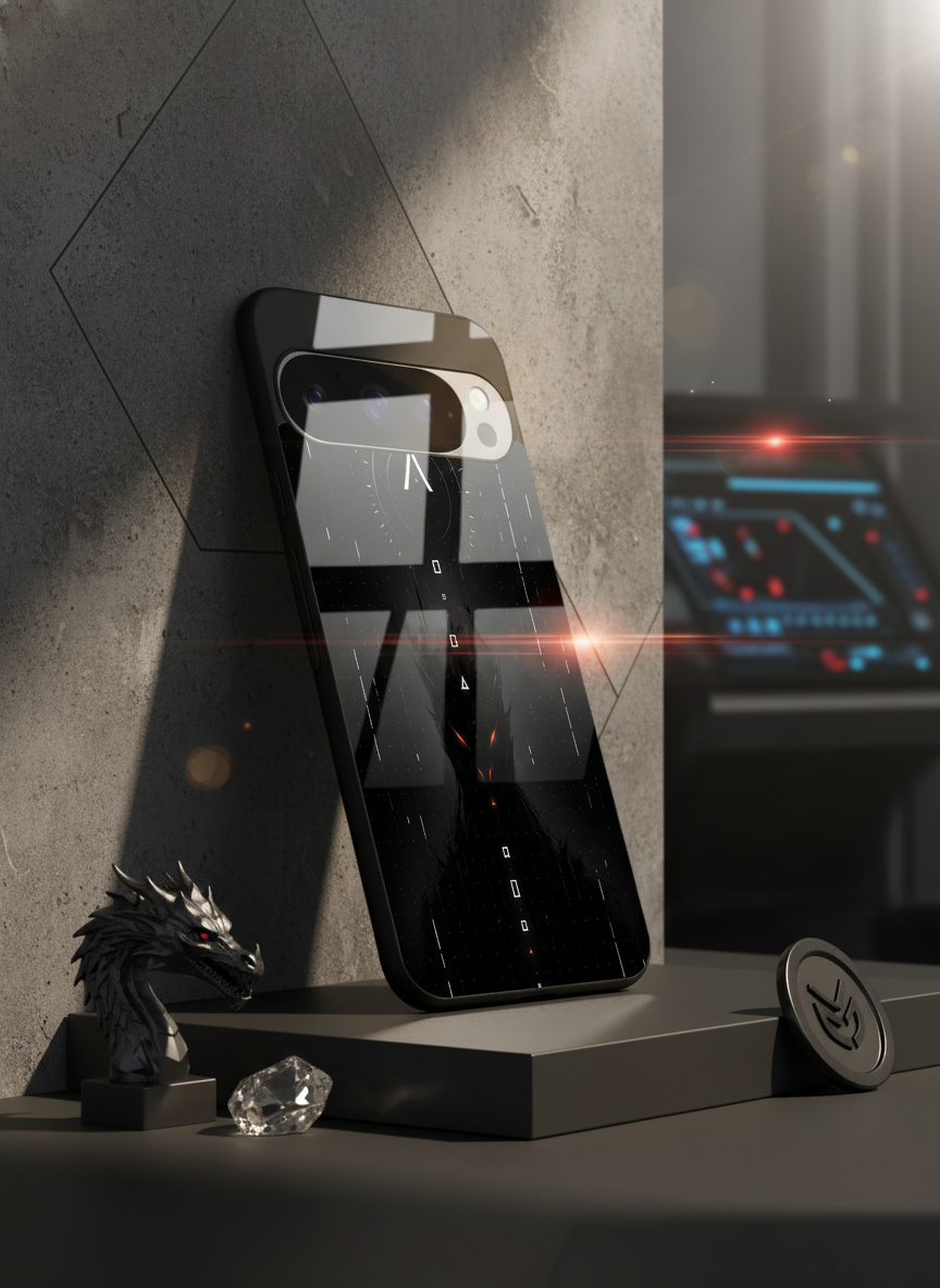 Oblivion Eyes Premium Glass Back Cover For Google Pixel 7,8,9,10 Series
