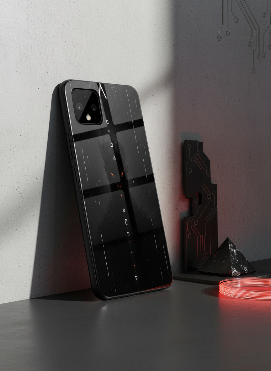 Oblivion Eyes Premium Glass Back Cover For Google Pixel 7,8,9,10 Series