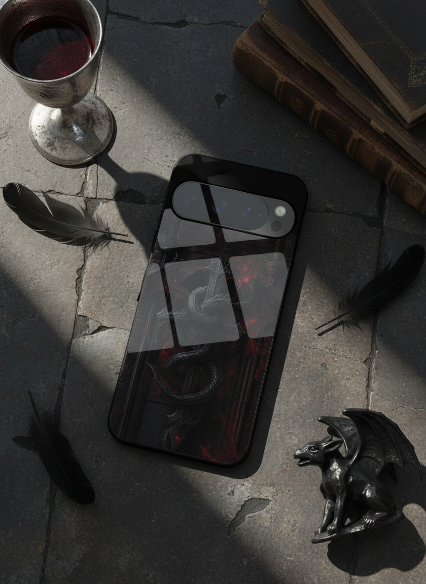 Drakonis Premium Glass Back Cover For Google Pixel 7,8,9,10 Series