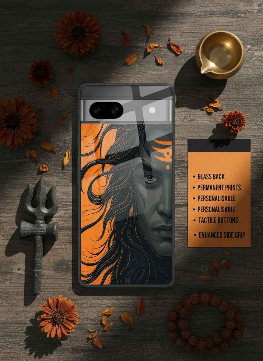 Aghora Premium Glass Back Cover For Google Pixel 7,8,9,10 Series
