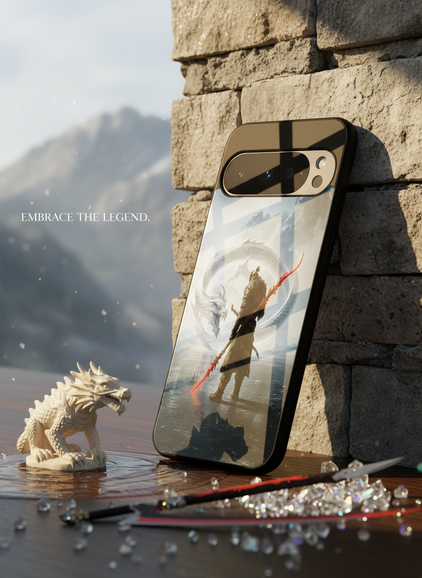 Let's Fight Premium Glass Back Cover For Google Pixel 7,8,9,10 Series