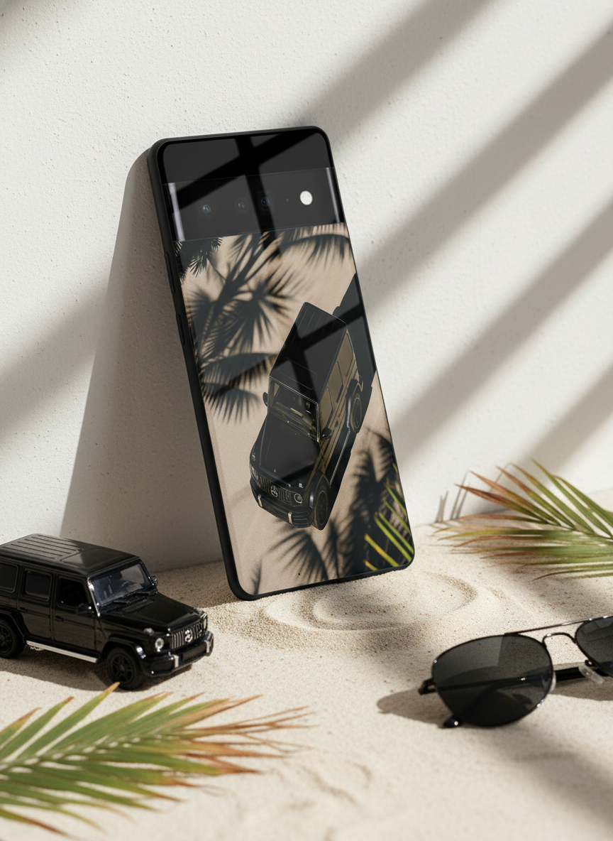 Shadow Drive Premium Glass Back Cover For Google Pixel 7,8,9,10 Series