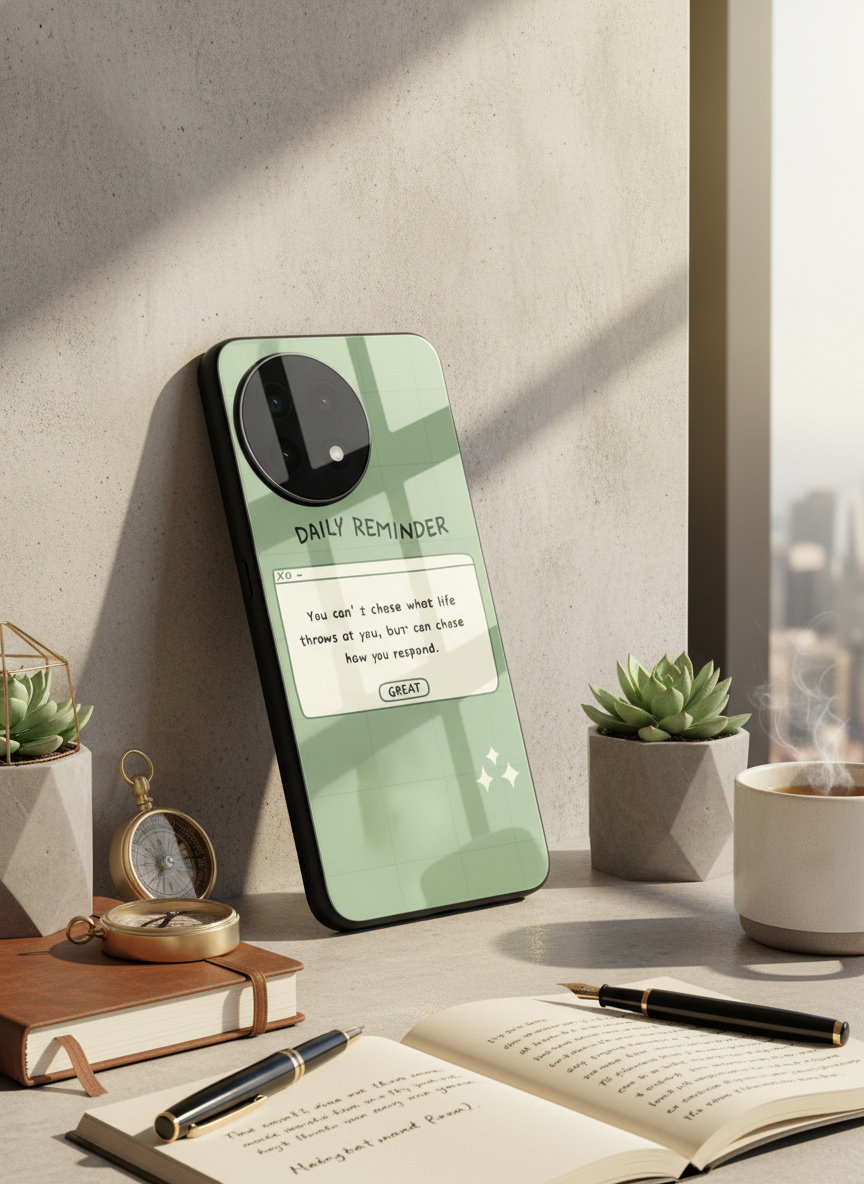 Respond Mode Glass Back Cover For One Plus 13, 12, 11, 10, Nord Series