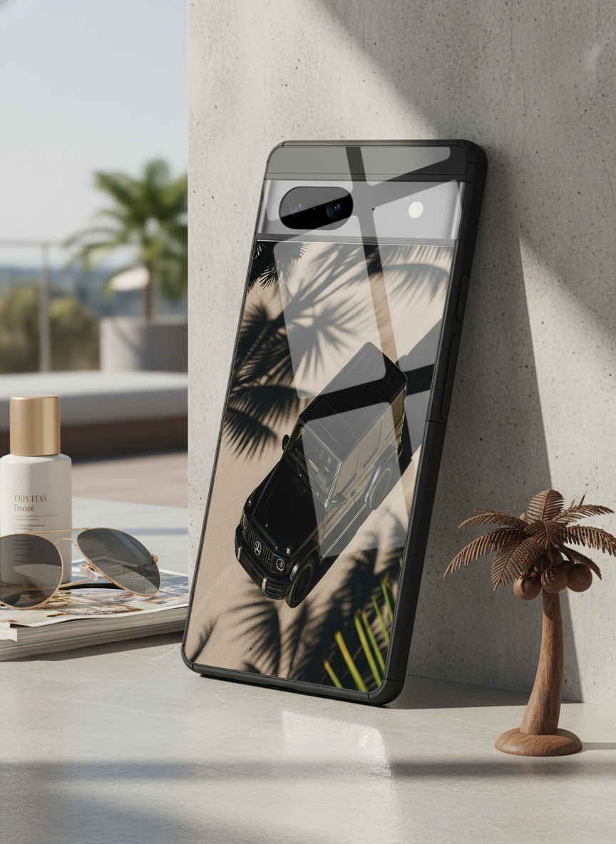 Shadow Drive Premium Glass Back Cover For Google Pixel 7,8,9,10 Series