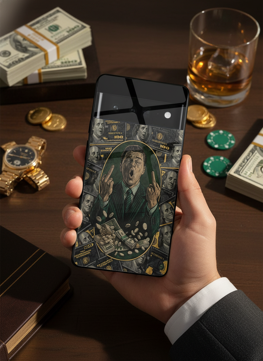 Cash Over Class Premium Glass Back Cover For Google Pixel 7,8,9,10 Series