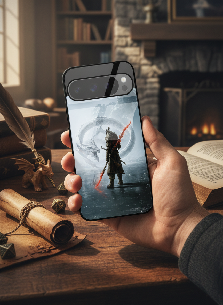Let's Fight Premium Glass Back Cover For Google Pixel 7,8,9,10 Series
