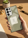 Find You Premium Glass Back Cover For Galaxy S, A, M & F Series