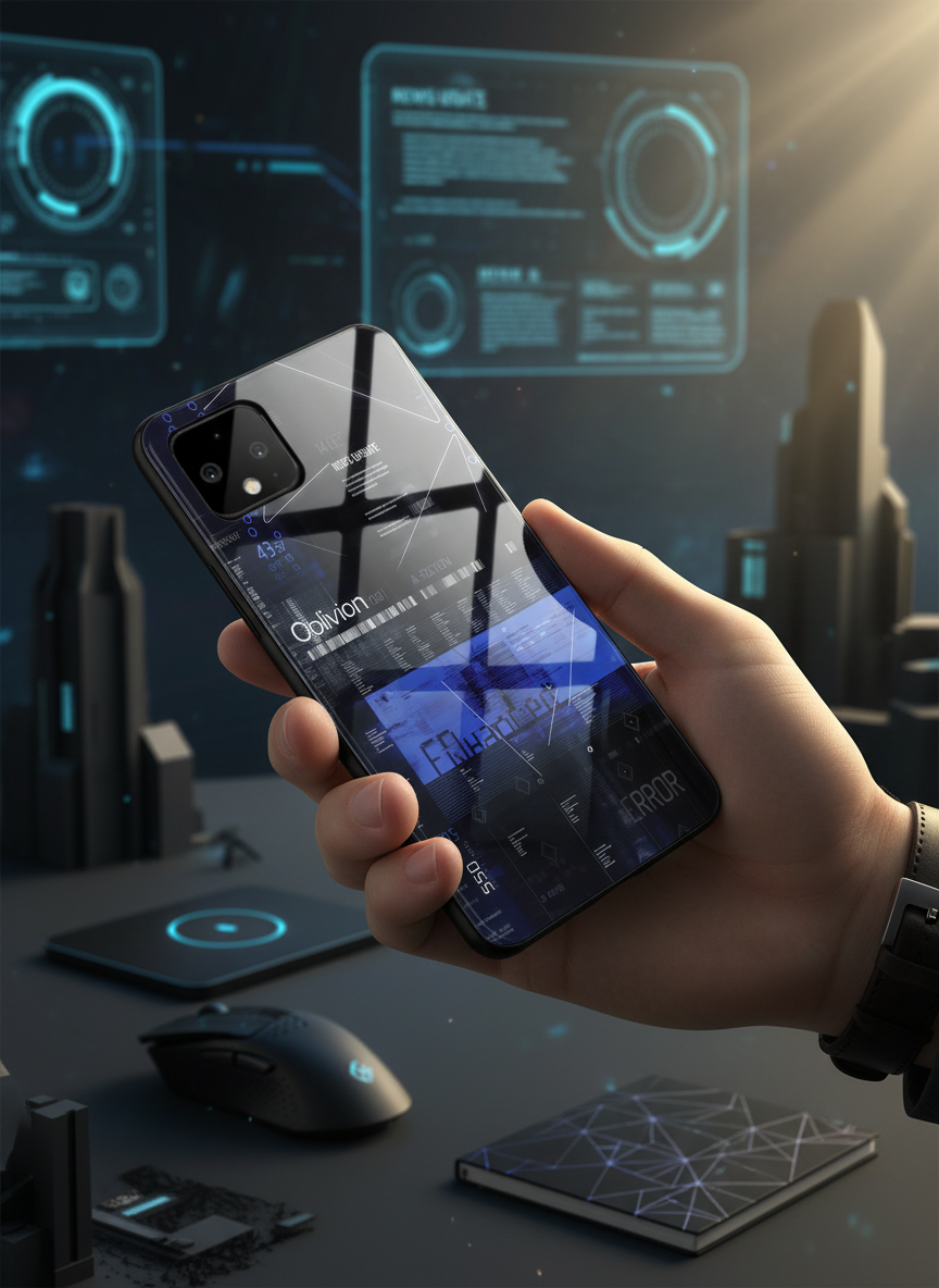 Hackker Premium Glass Back Cover For Google Pixel 7,8,9,10 Series