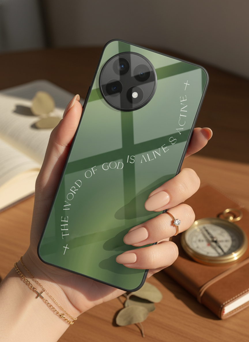 Alive & Active Premium Glass Back Cover For One Plus 13, 12, 11, 10, Nord Series