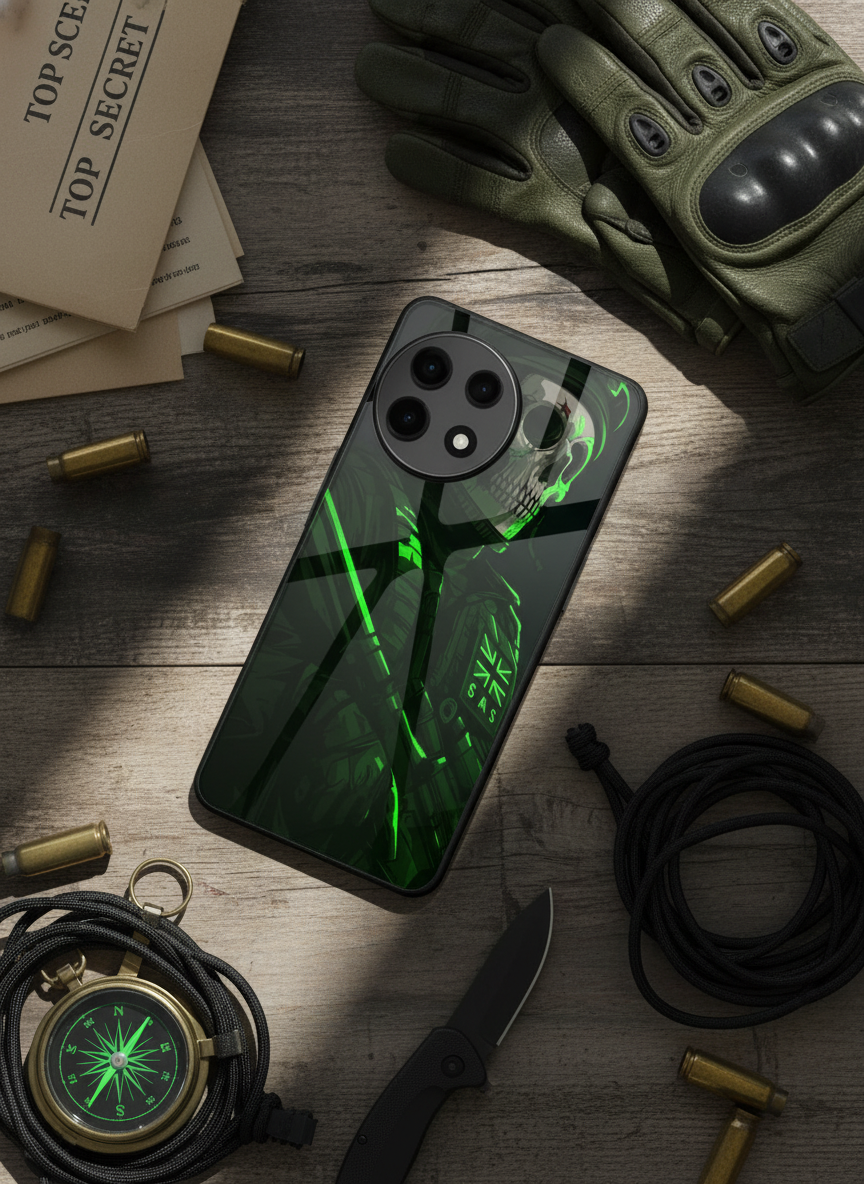 COD Zombie Premium Glass Back Cover For One Plus 13, 12, 11, 10, Nord Series