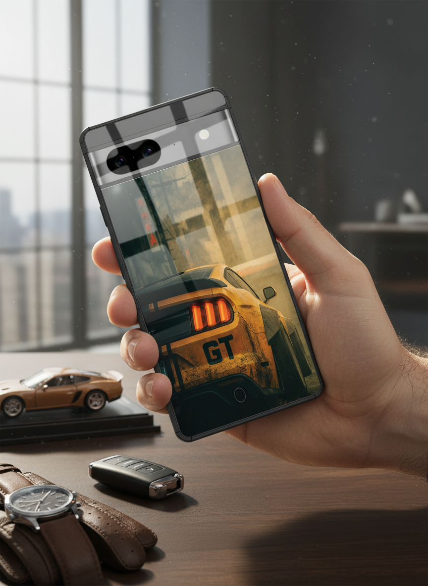 Road King Premium Glass Back Cover For Google Pixel 7,8,9,10 Series