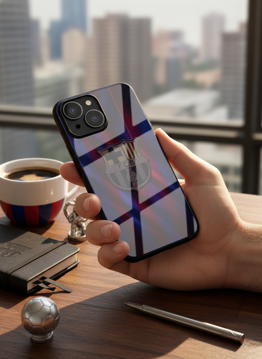 Royal Rivalry Premium Glass Back Cover For iPhone 11-17 Models