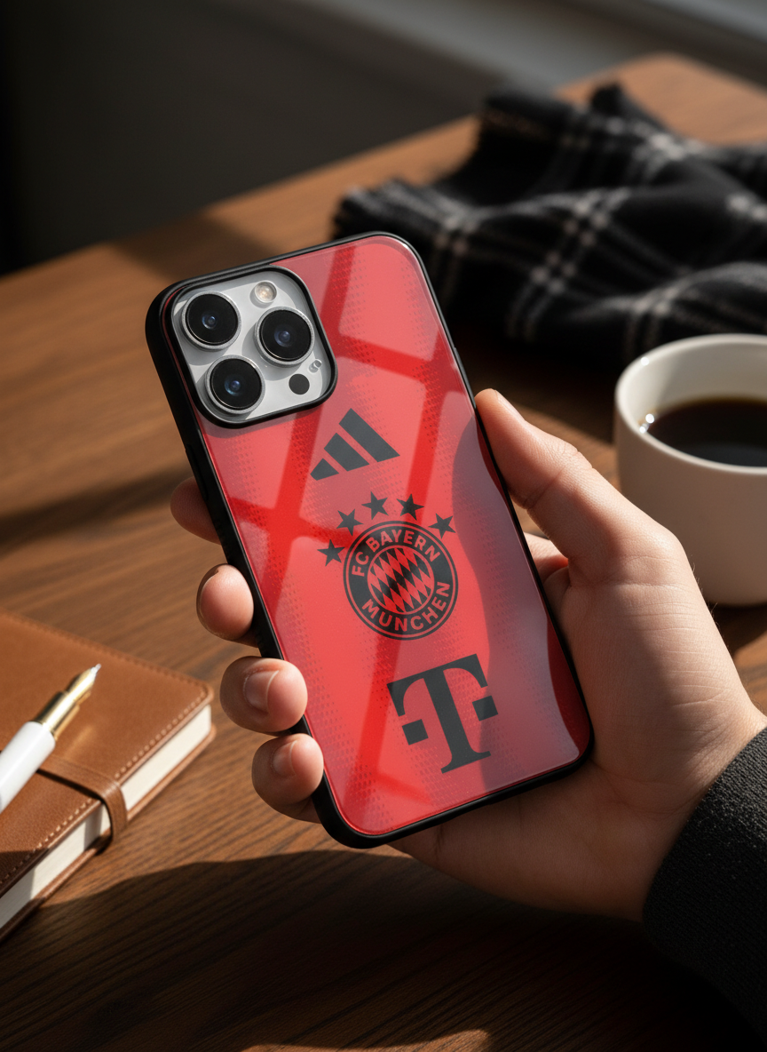 Red Armor Premium Glass Back Cover For iPhone 11-17 Models