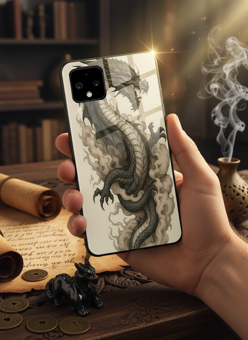 Dragon Premium Glass Back Cover For Google Pixel 7,8,9,10 Series