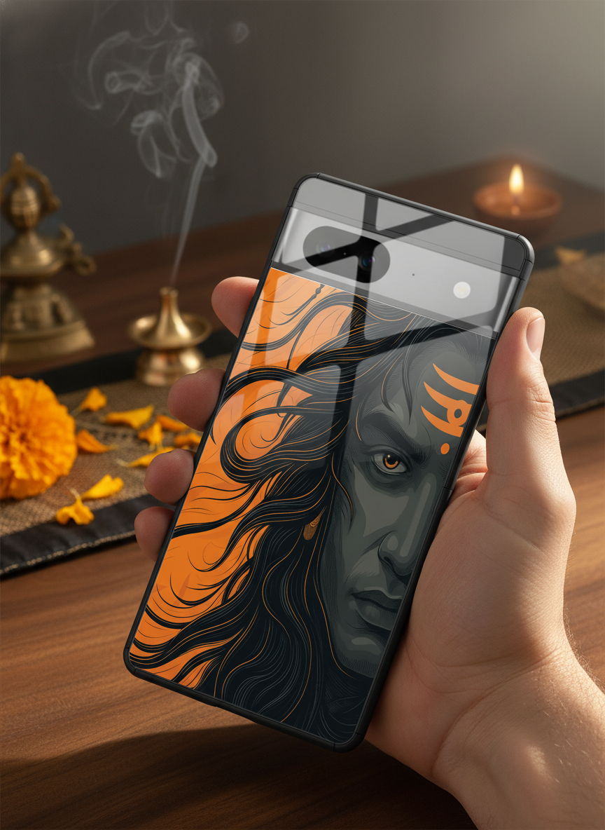 Aghora Premium Glass Back Cover For Google Pixel 7,8,9,10 Series