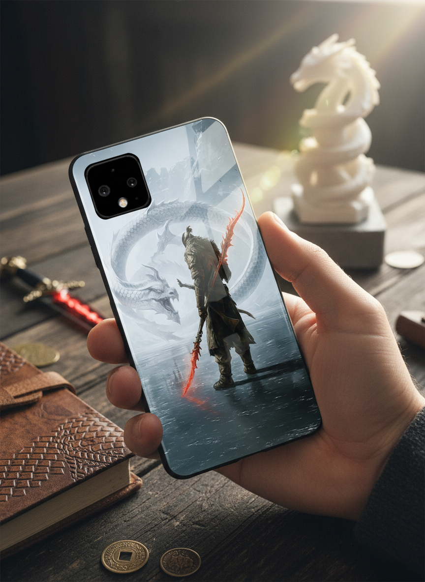 Let's Fight Premium Glass Back Cover For Google Pixel 7,8,9,10 Series