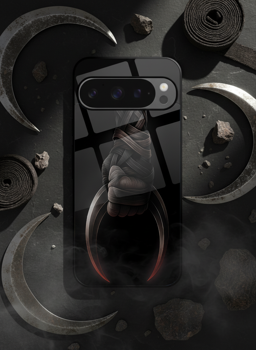 Shadowfang Premium Glass Back Cover For Google Pixel 7,8,9,10 Series