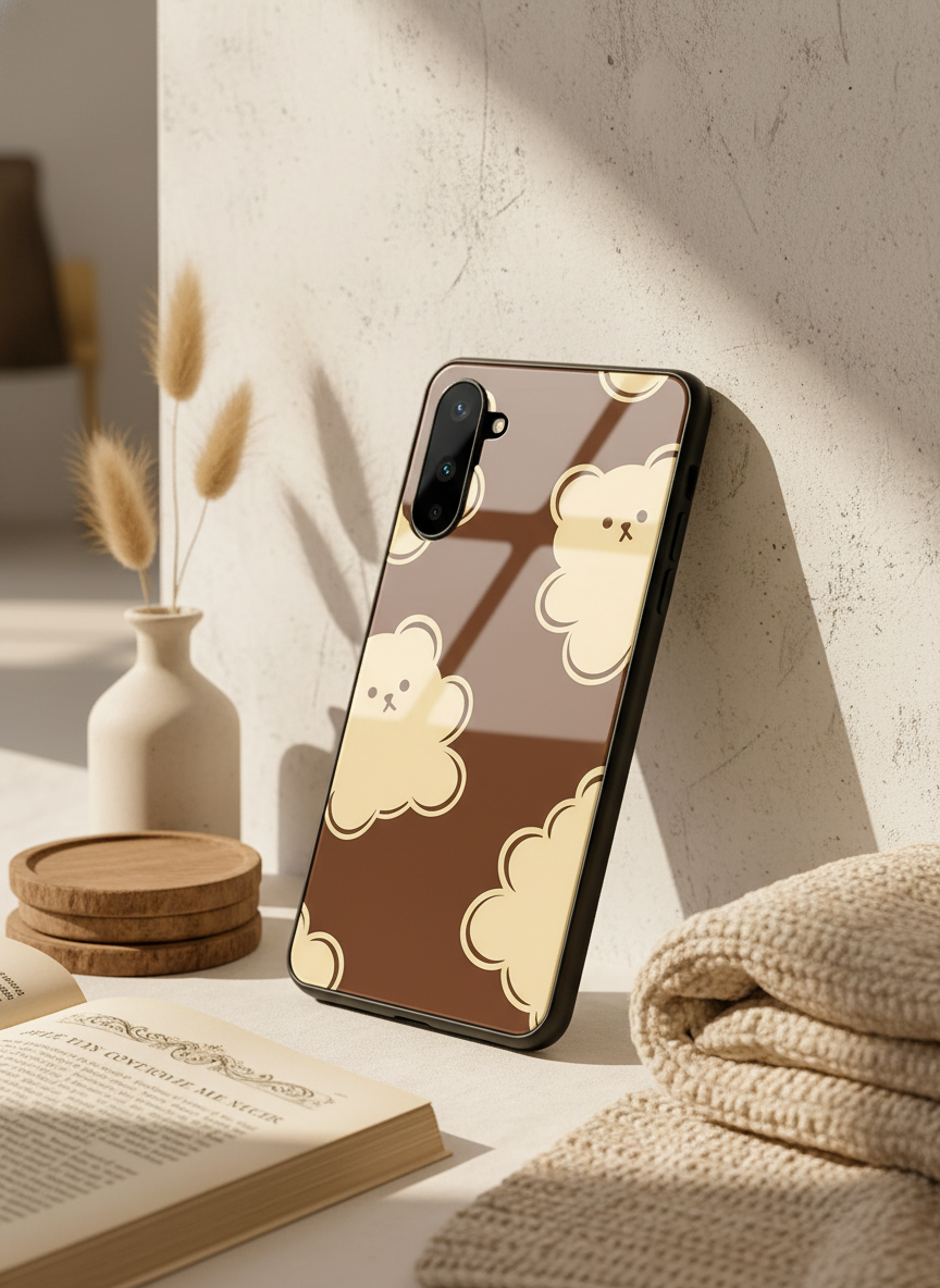Teddy Overload Premium Glass Back Cover For Galaxy S, A, M & F Series