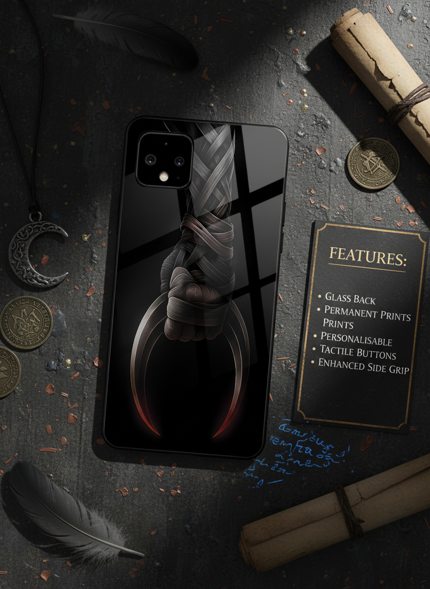 Shadowfang Premium Glass Back Cover For Google Pixel 7,8,9,10 Series