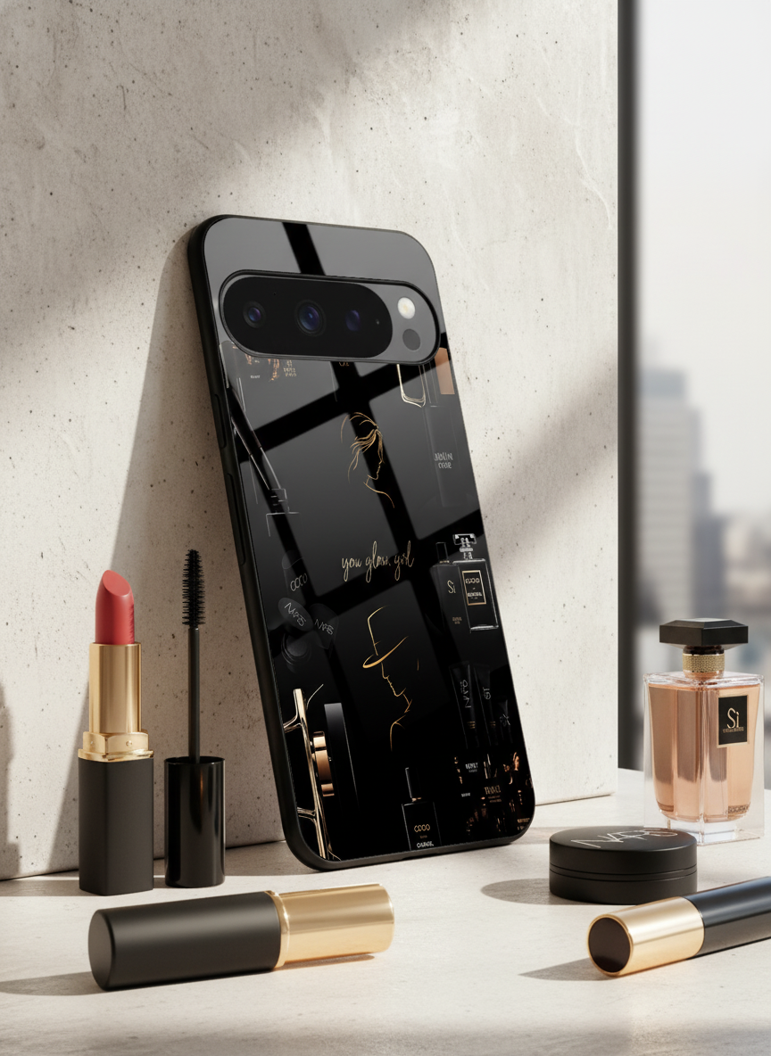 Glow And Grace Premium Glass Back Cover For Google Pixel 7,8,9,10 Series