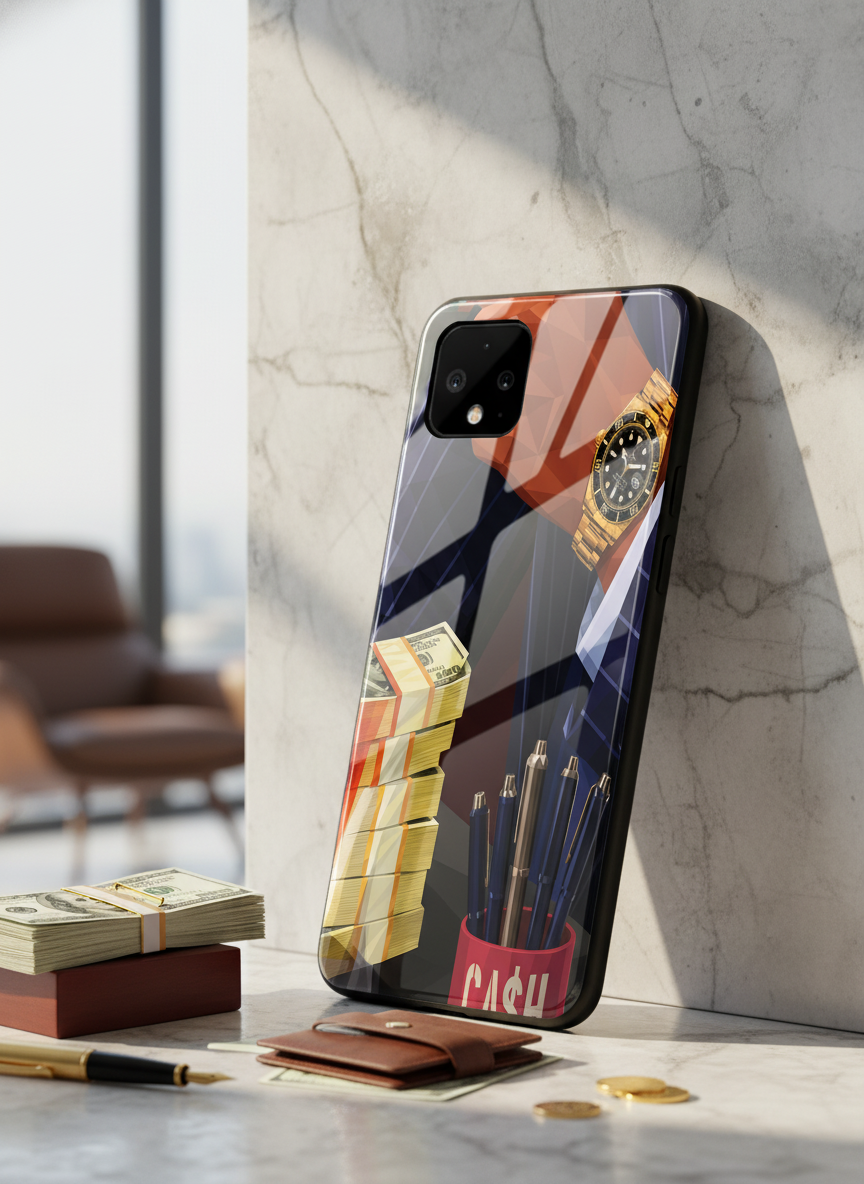 Cash Empire Premium Glass Back Cover For Google Pixel 7,8,9,10 Series