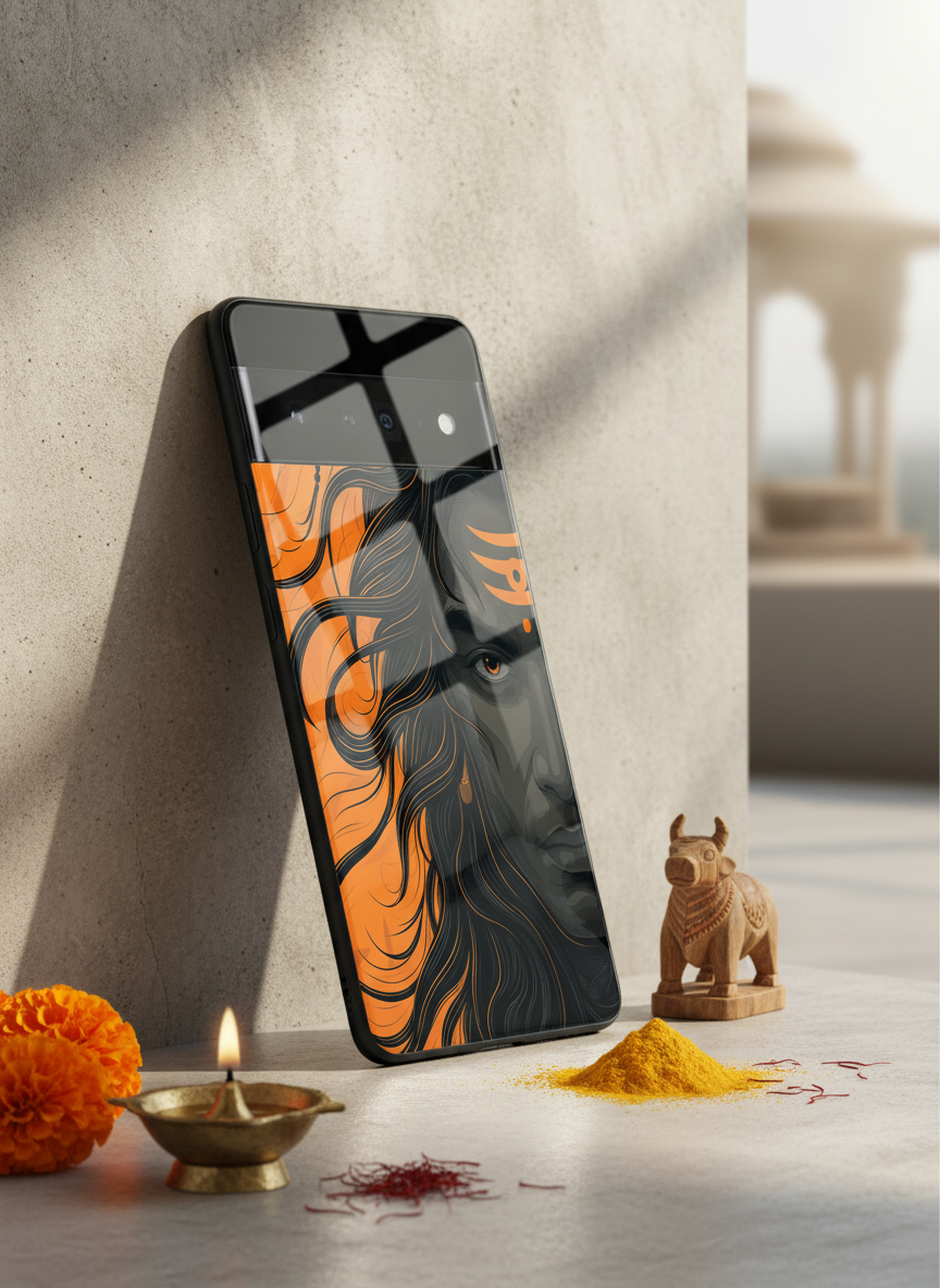 Aghora Premium Glass Back Cover For Google Pixel 7,8,9,10 Series
