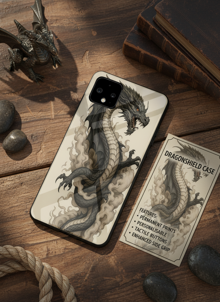 Dragon Premium Glass Back Cover For Google Pixel 7,8,9,10 Series