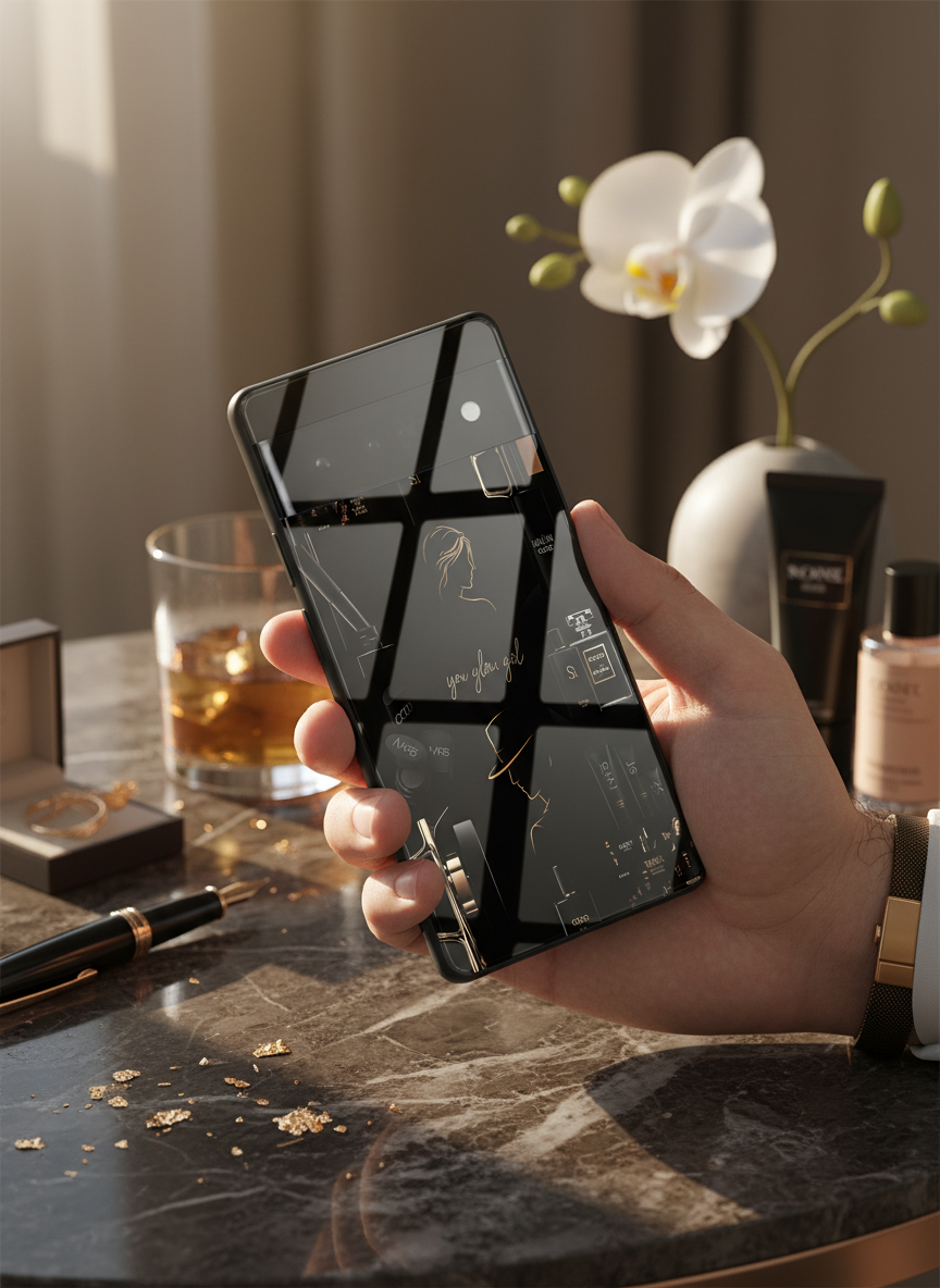 Glow And Grace Premium Glass Back Cover For Google Pixel 7,8,9,10 Series
