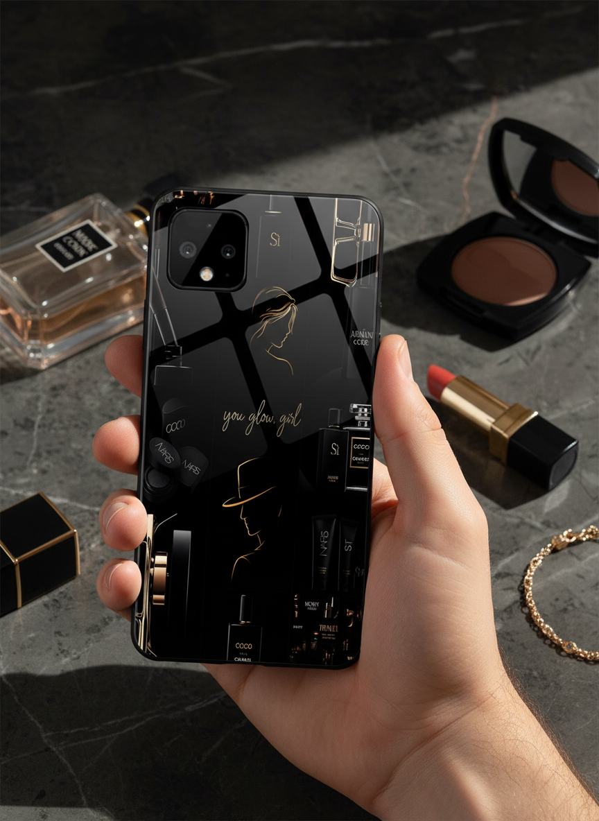 Glow And Grace Premium Glass Back Cover For Google Pixel 7,8,9,10 Series