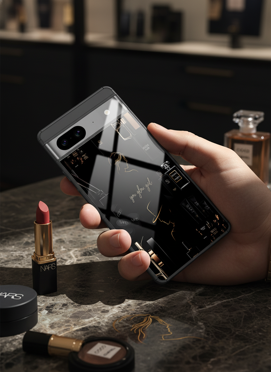 Glow And Grace Premium Glass Back Cover For Google Pixel 7,8,9,10 Series