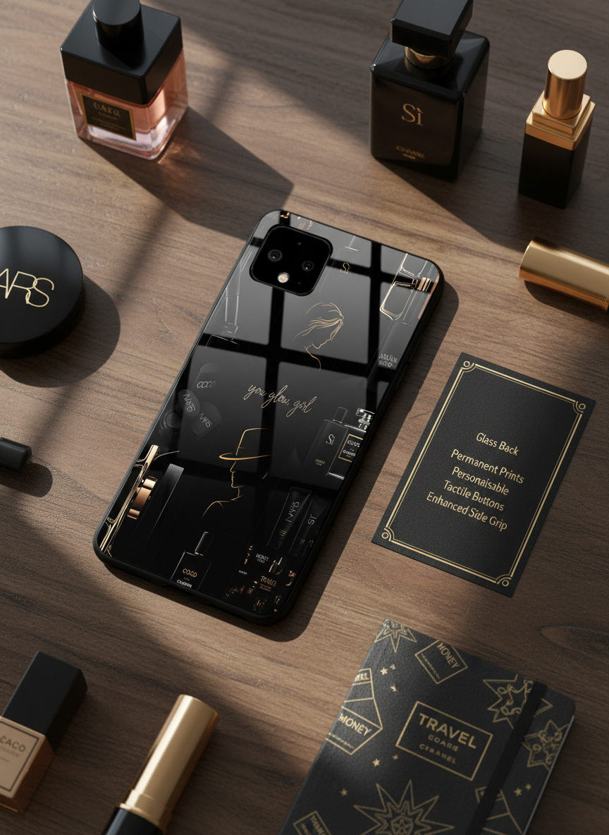 Glow And Grace Premium Glass Back Cover For Google Pixel 7,8,9,10 Series