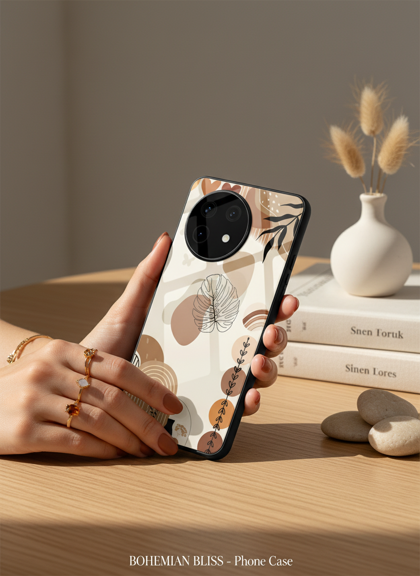 Organic Aura Glass Back Cover For One Plus 13, 12, 11, 10, Nord Series
