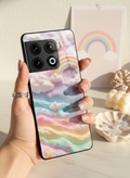 Whimsy Clouds Glass Back Cover For One Plus 13, 12, 11, 10 The Case & Co India